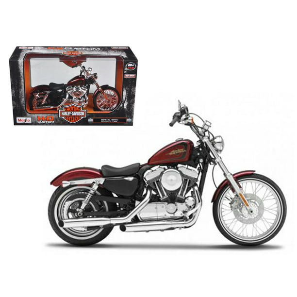 1:12 Scale Harley-Davidson 2013 XL1200V SENENTY-TWO Genuine Motorcycle Model Toy 